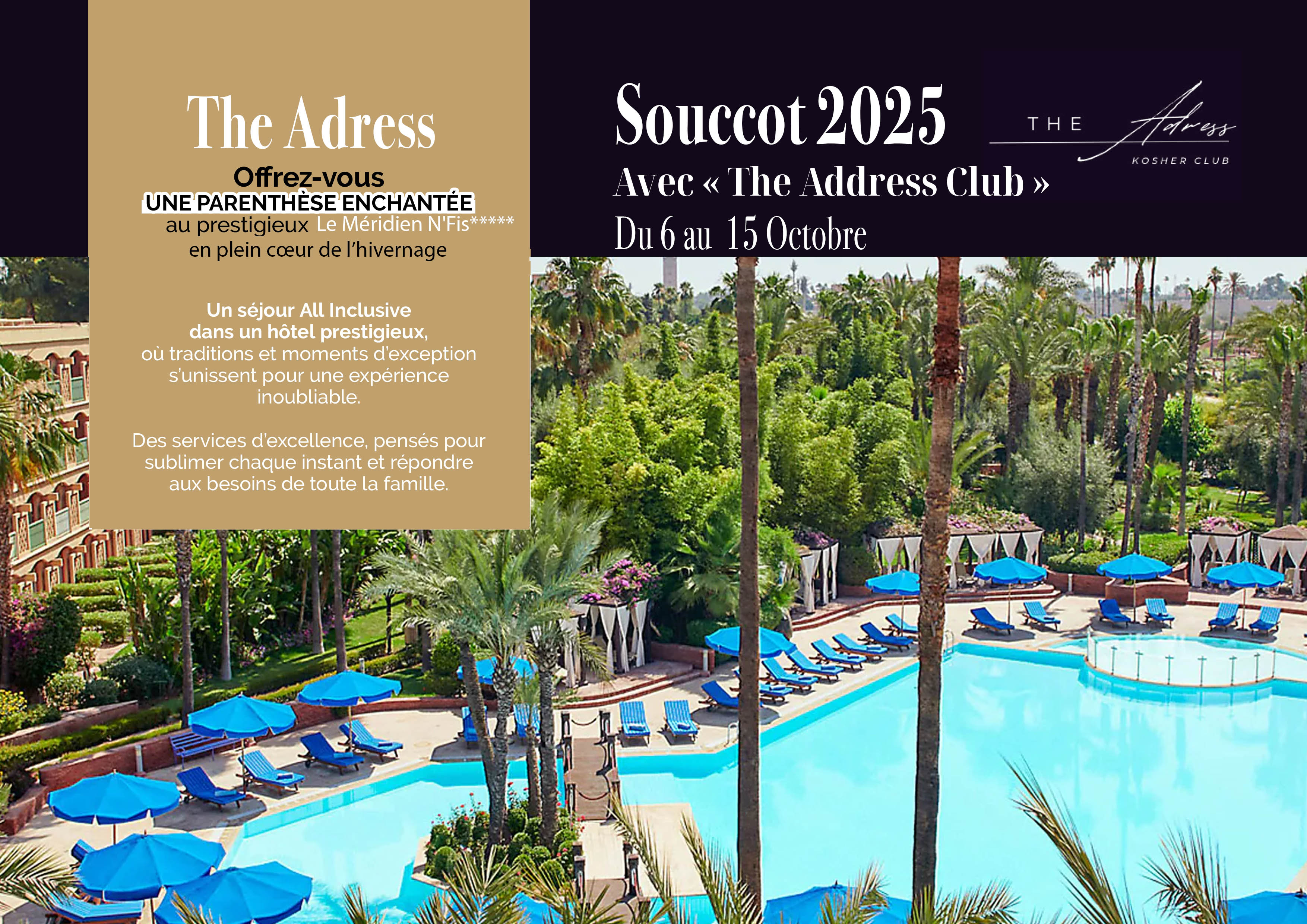 Souccot avec the Adress
